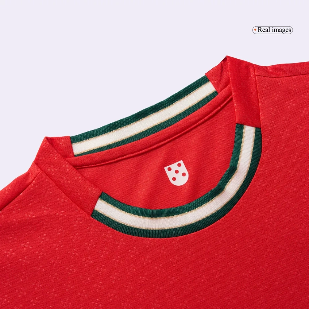 Portugal Home Ronaldo 7 （CR 7）Shirt  Euro 2024-2025 Fan / Player version  Size：S-2XL Non-Customize