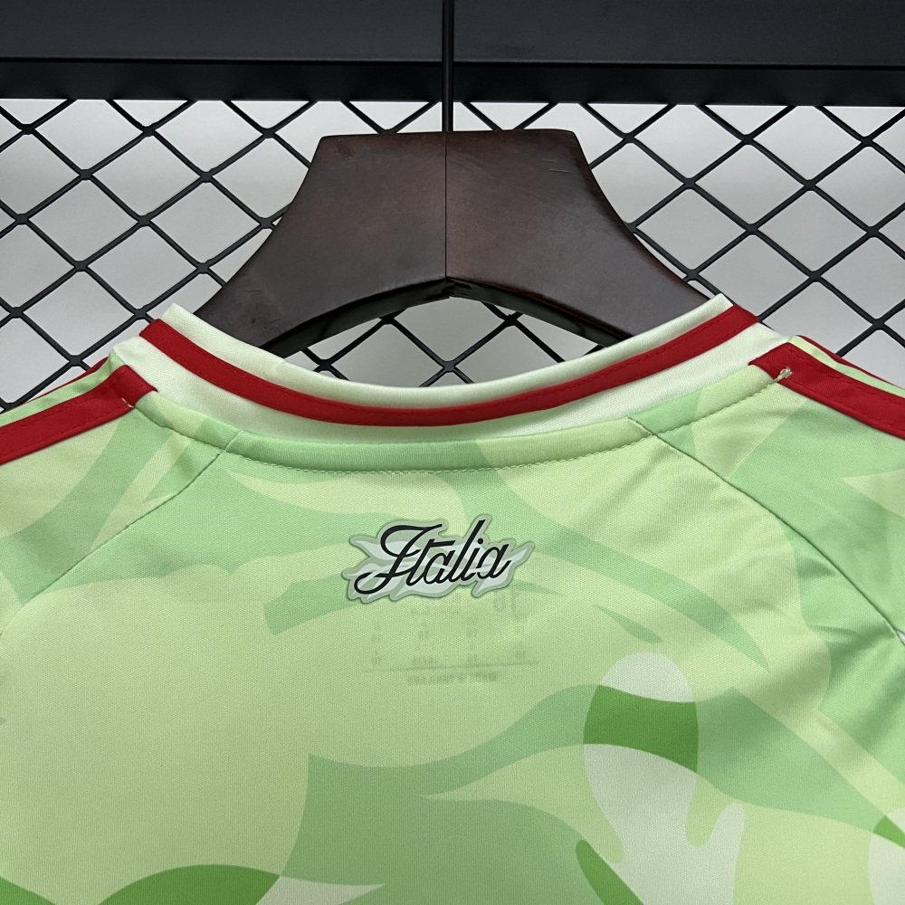 Italy Kids Away Soccer Kits Euro 2025