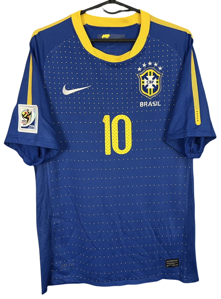 Retro Brazil National Team Kaka 10 Shirt 2010/2011 Non-Customize