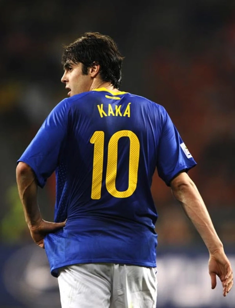Retro Brazil National Team Kaka 10 Shirt 2010/2011 Non-Customize