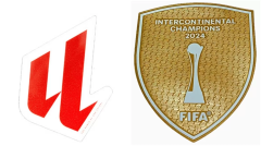3 la liga badge & 2024 intercontinental champions badge