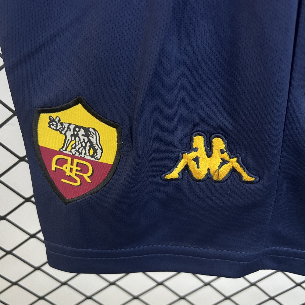 Kids Roma Retro Home Soccer Kits 2001-02
