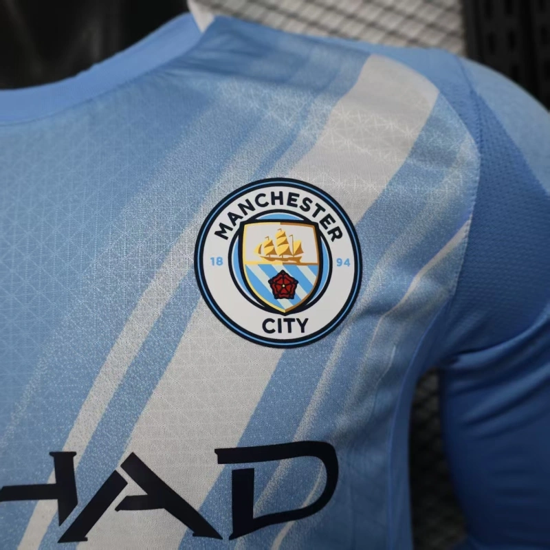 Manchester City Home Haaland 9 Shirt 2024-2025 fans version/ Player version Non-Customize