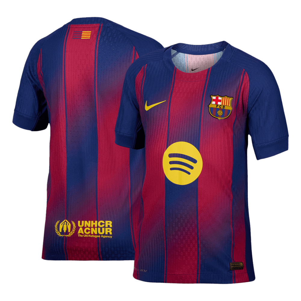 Barcelona Jersey Soccer Jersey Home Player Version 2025-26