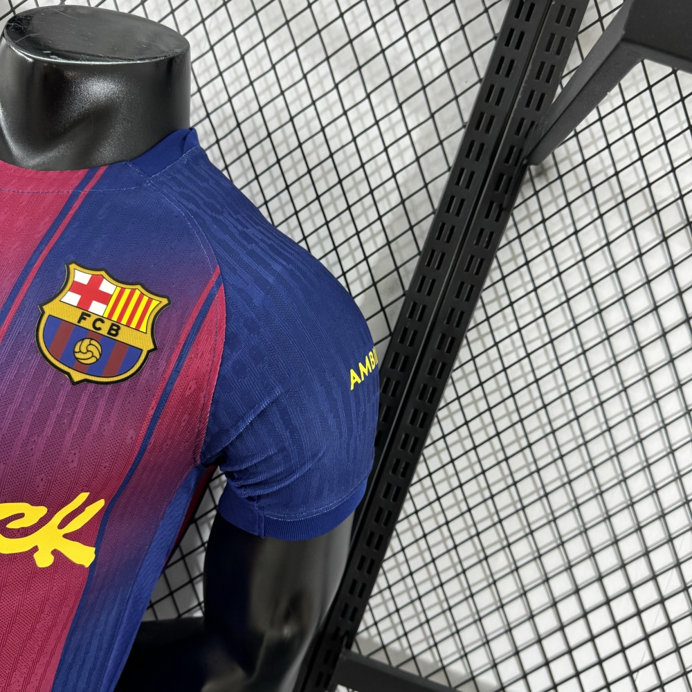 Barcelona X Travis Scott Home Shirt Soccer Jersey 25-26