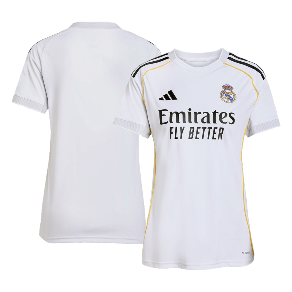 Real Madrid Soccer Jersey Home Women's Custom Shirt 2025-26