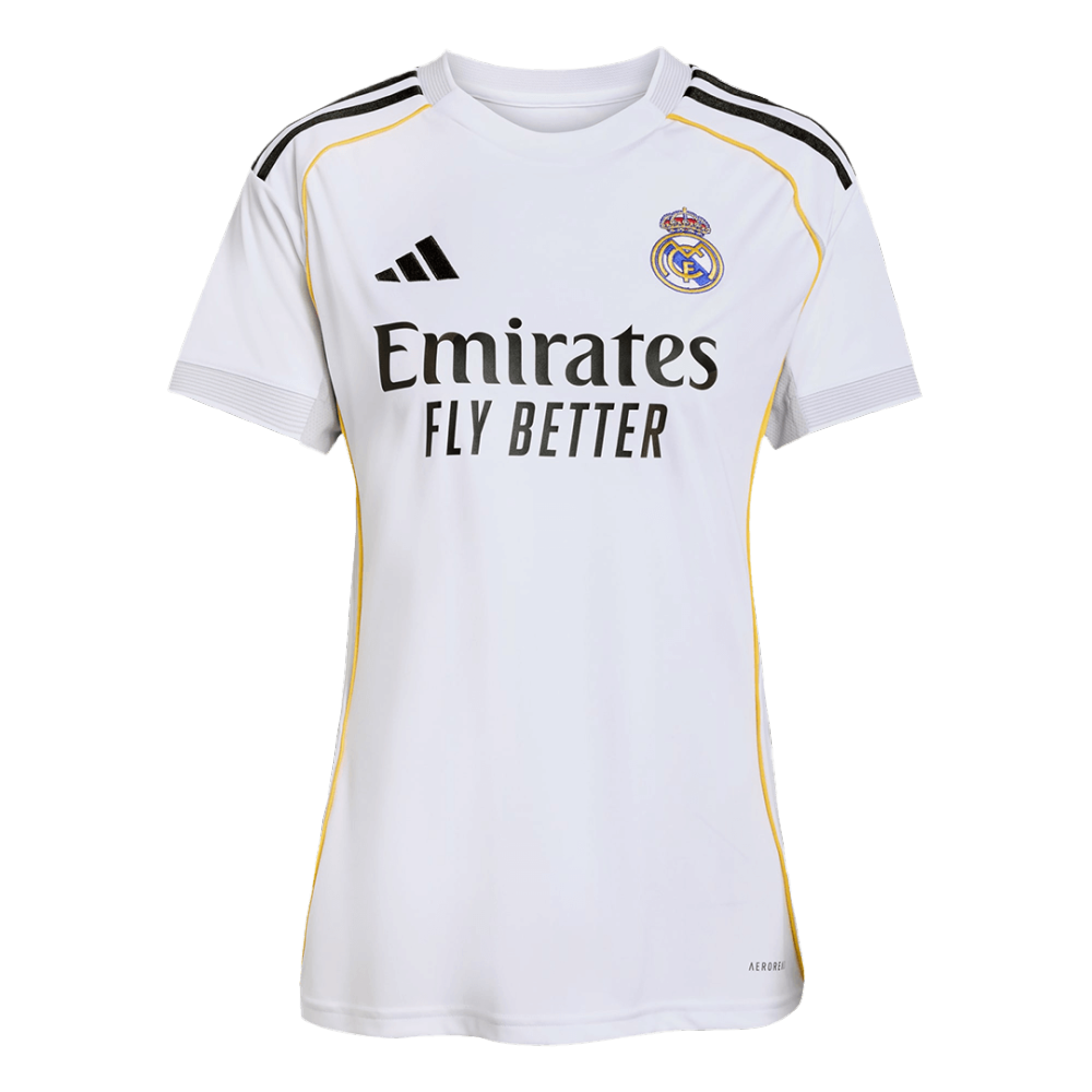 Real Madrid Soccer Jersey Home Women's Custom Shirt 2025-26
