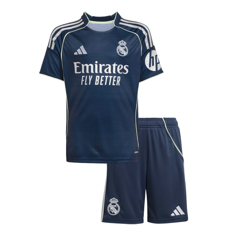 Kids Real Madrid Away Kits Soccer Jersey 25-26