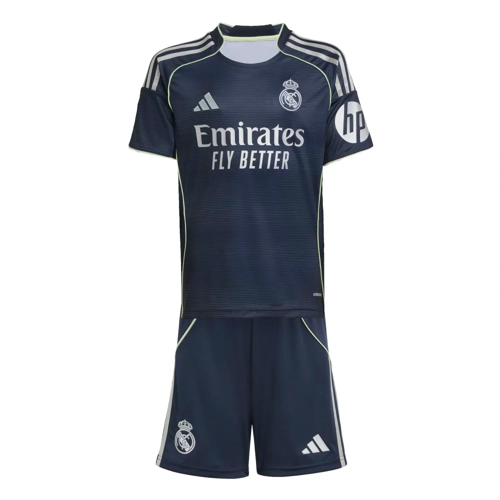 Kids Real Madrid Away Kits Soccer Jersey 25-26