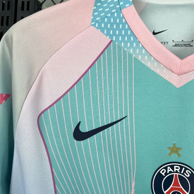 PSG Special Edition T-Shirt Soccer Jersey Blue 25-26