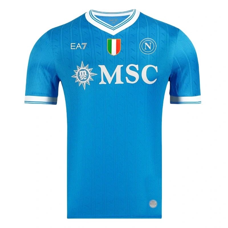 Napoli Blue Home Football Shirt  Player Version 2025-2026