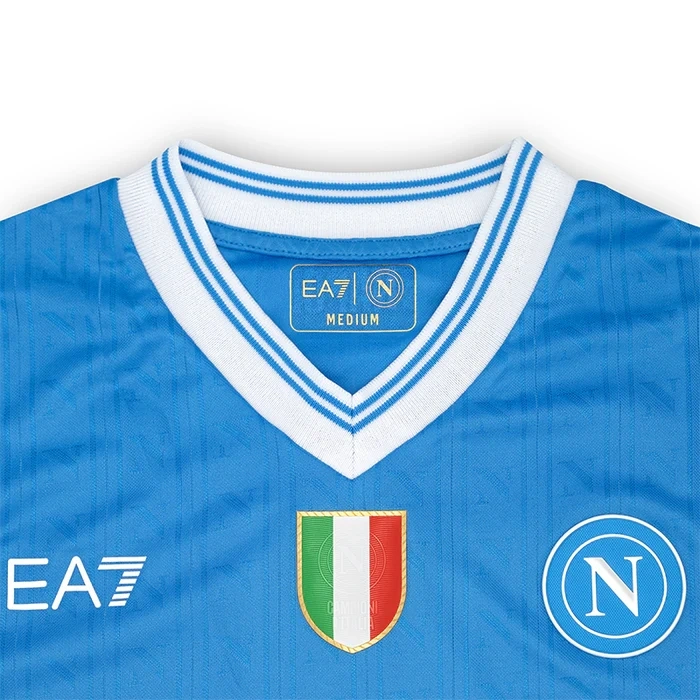 Napoli Blue Home Football Shirt  Player Version 2025-2026