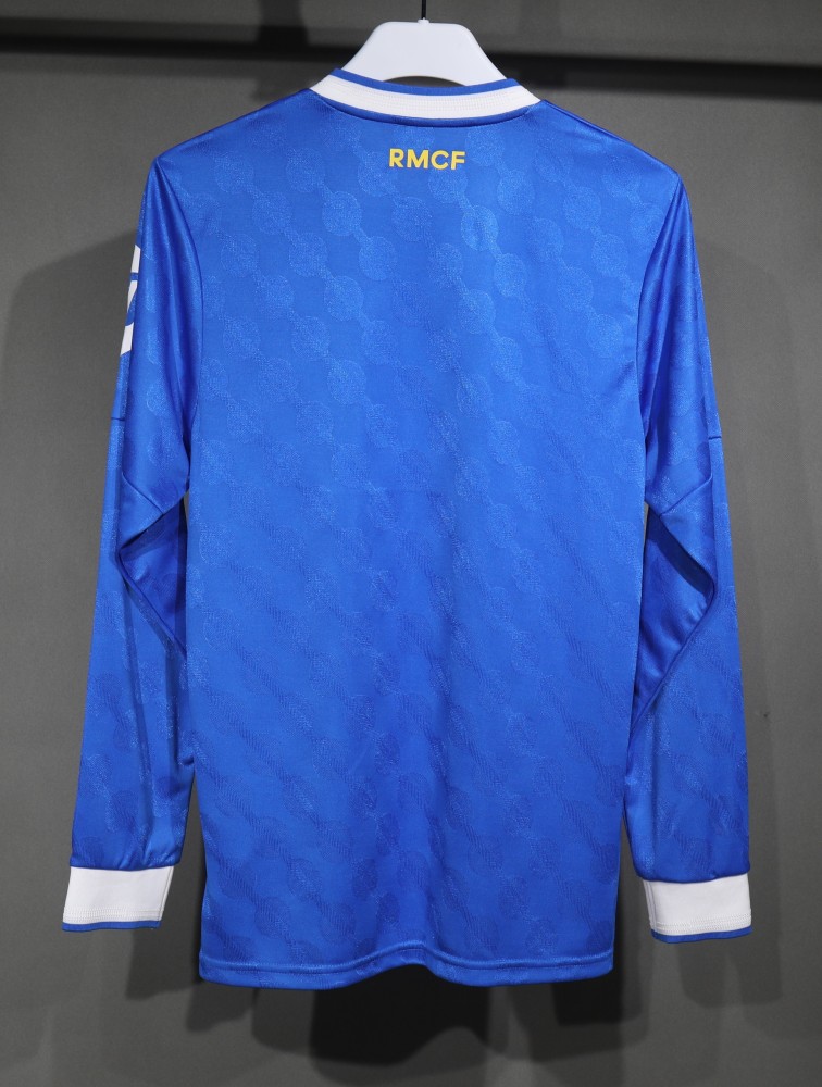 Real Madrid Long Sleeve Jersey Third Away Football Player Version Shirt 2025-26