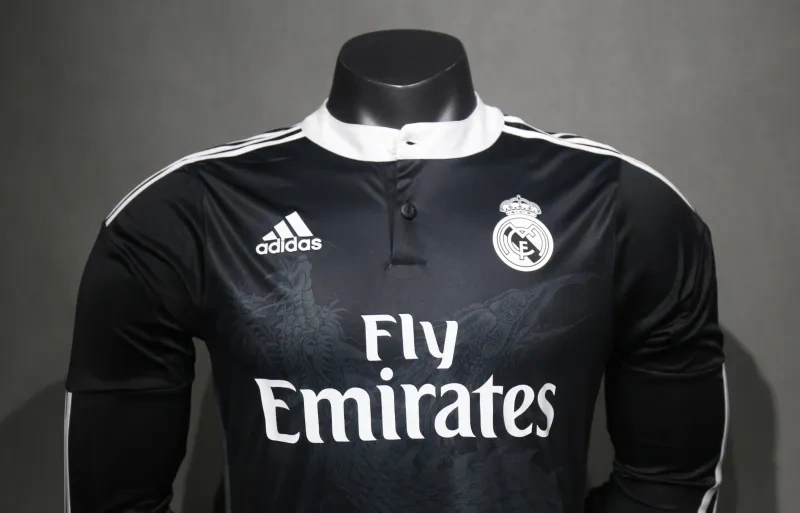 Real Madrid Retro Long Sleeve Jersey Third Away 2014-15