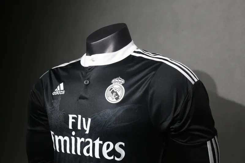 Real Madrid Retro Long Sleeve Jersey Third Away 2014-15