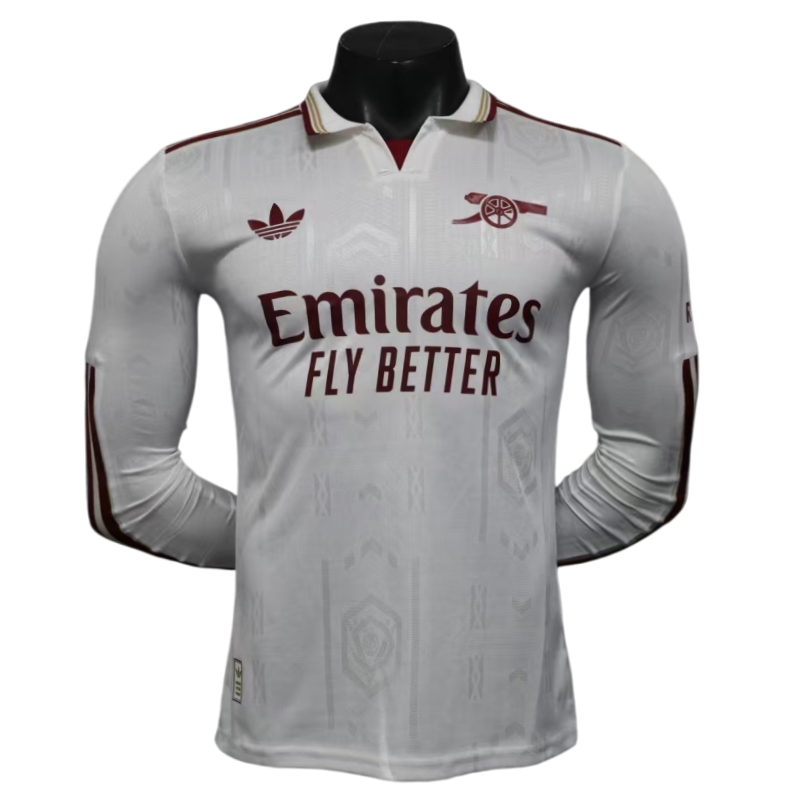 Arsenal Third Away Long Sleeve Football Jersey 2025-2026 player version