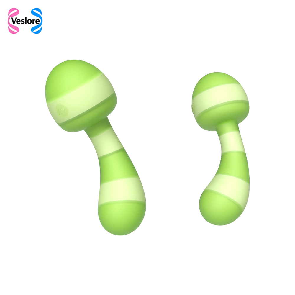 Dual-Silicone Mushroom Vibrator