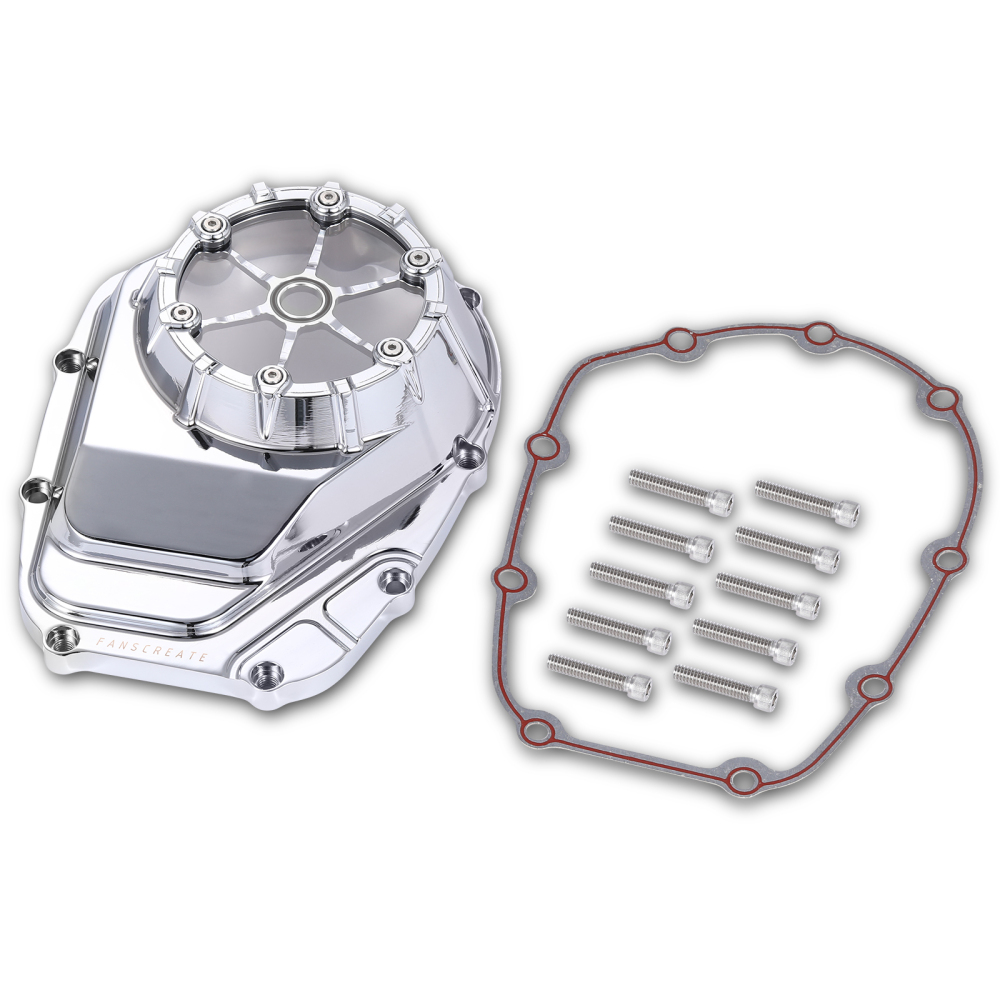 Clarity Cam Covers Contrast Cut For Harley 2017-2026 M8 Touring & Softail