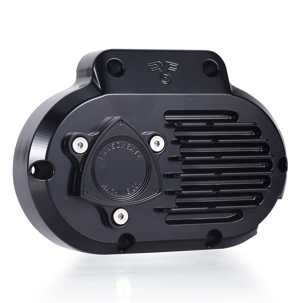 Fanscreate Billet Transmission Side Cable-Actuated Clutch Cover Black for Harley Dyna Softail 2017 & Touring 2013 Engine Cover