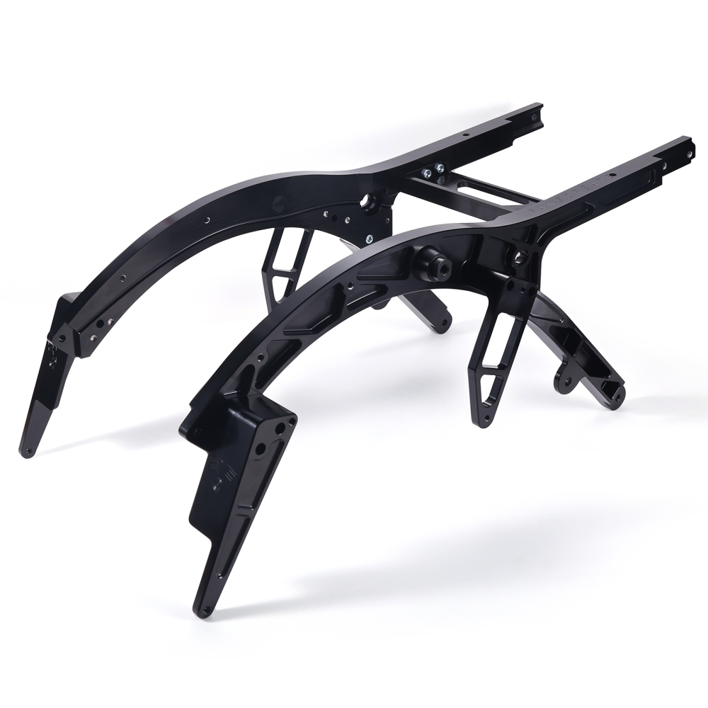 Fanscreate Ultra-Lightweight Aluminum Rear Subframe Black for Harley Touring 2014–2025 Road Glide Street Glide Road King