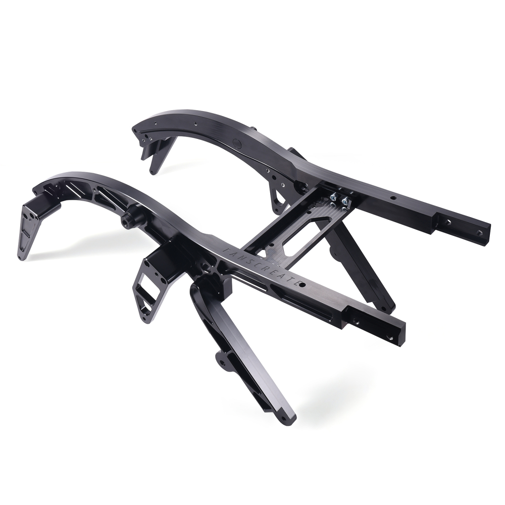 Fanscreate Ultra-Lightweight Aluminum Rear Subframe Black for Harley Touring 2014–2025 Road Glide Street Glide Road King
