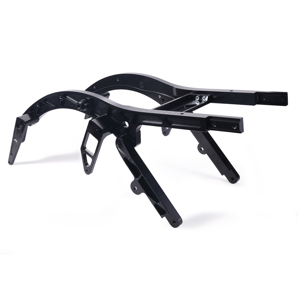 Fanscreate Ultra-Lightweight Aluminum Rear Subframe Black for Harley Touring 2014–2025 Road Glide Street Glide Road King