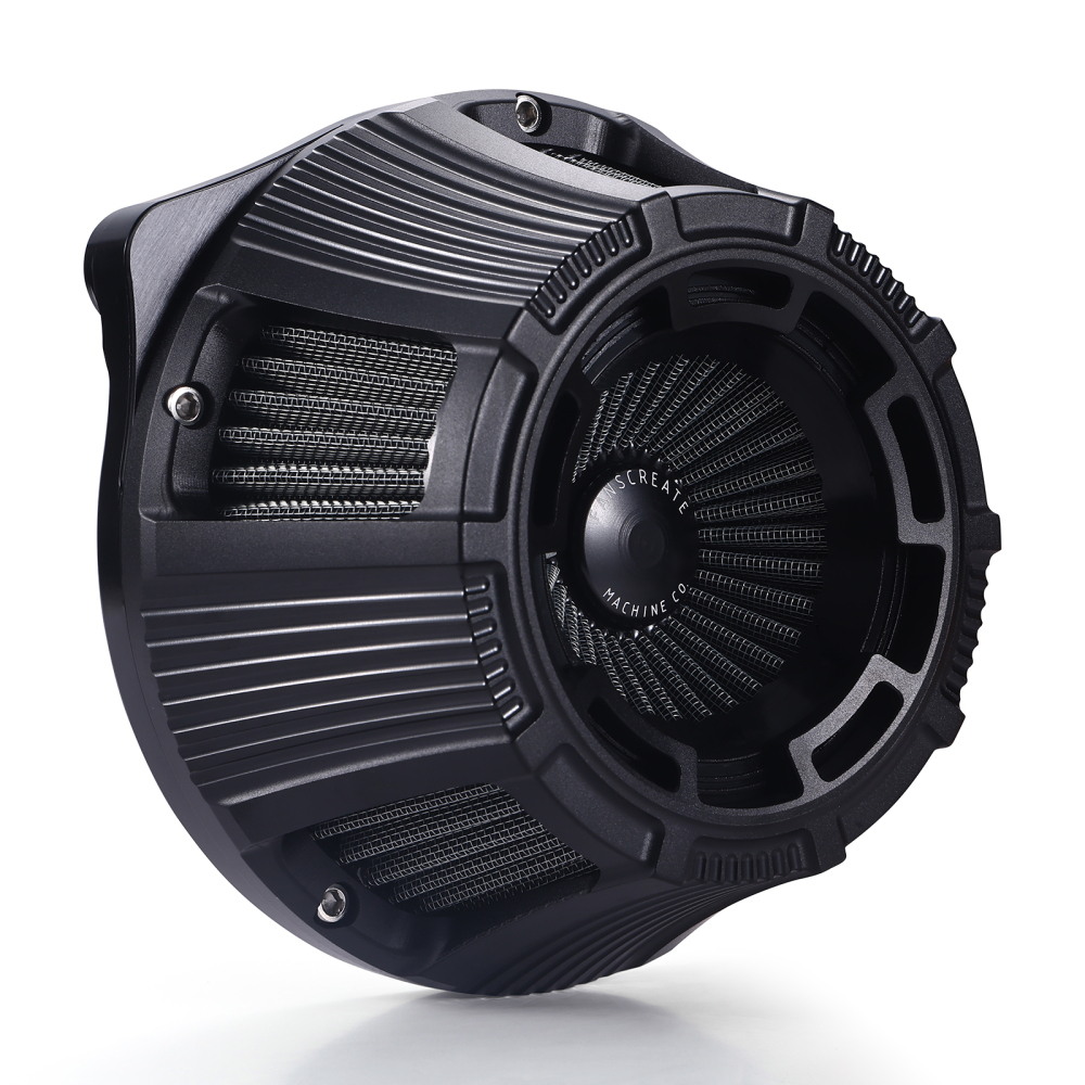 Fanscreate Forge Inverted Sucker Air Cleaner For Harley 2000-2015 Softail 1999-2017 Dyna 2001-2007 FLT/Touring