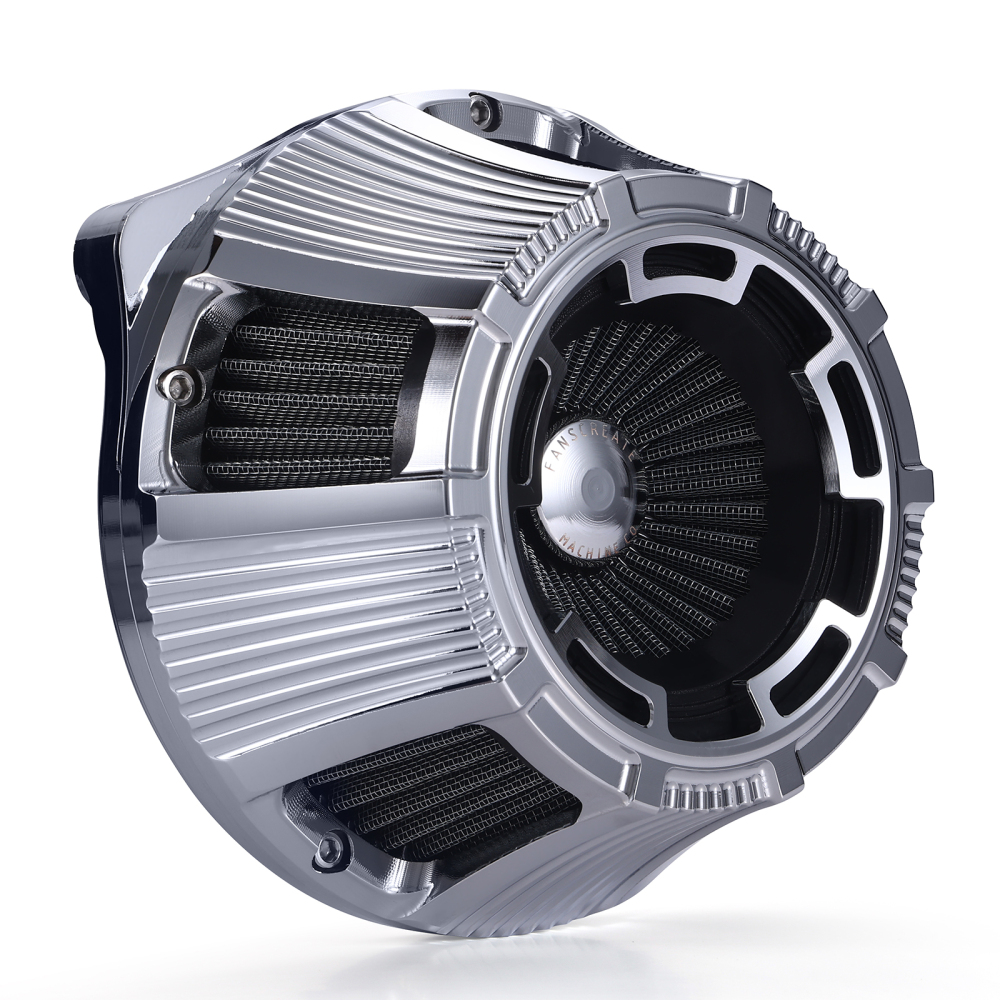 Fanscreate Forge Inverted Sucker Air Cleaner For Harley 2000-2015 Softail 1999-2017 Dyna 2001-2007 FLT/Touring