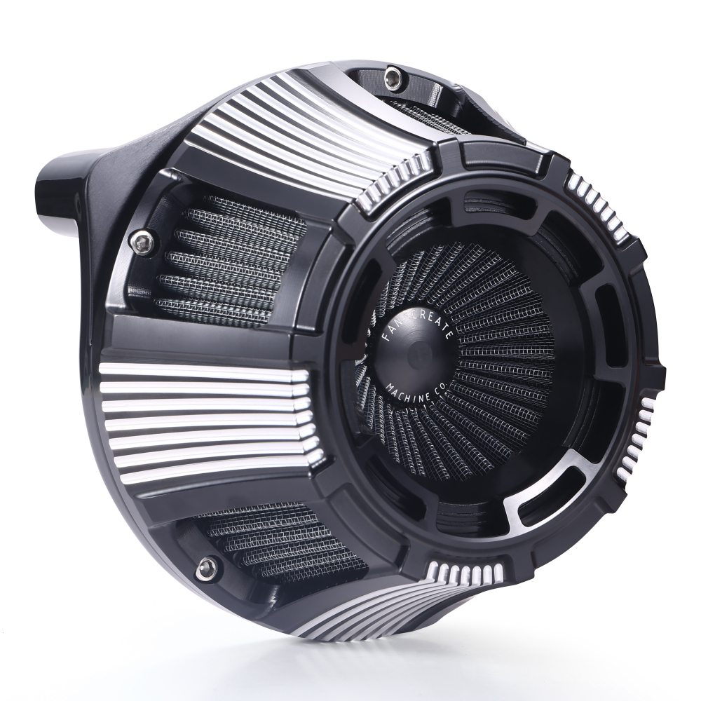 Fanscreate Forge Inverted Sucker Air Cleaner For Harley 2018-2023 Softail 2017-2023 Touring 2017-2023 Trike Models