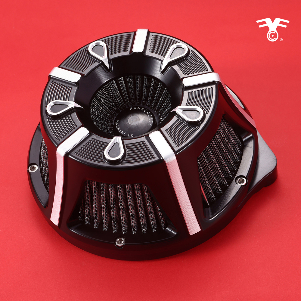 Fanscreate Flow Air Cleaner for Harley Sportster 2004-Up High-Flow Performance Intake System