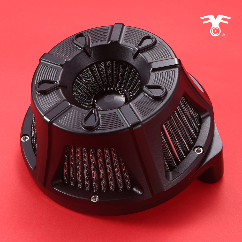 Fanscreate Flow Air Cleaner For Harley Milwaukee-Eight Softail 2018–2024 & Touring 2017–2023