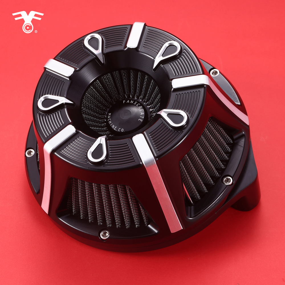Fanscreate Flow Air Cleaner For Harley Milwaukee-Eight Softail 2018–2024 & Touring 2017–2023