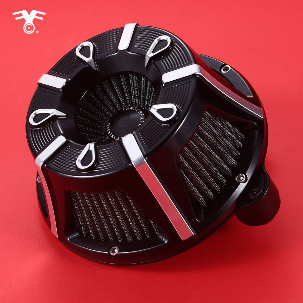 Fanscreate Flow Air Cleaner For Harley Milwaukee-Eight For Harley Touring 2024–2026 & Softail 2025-Up