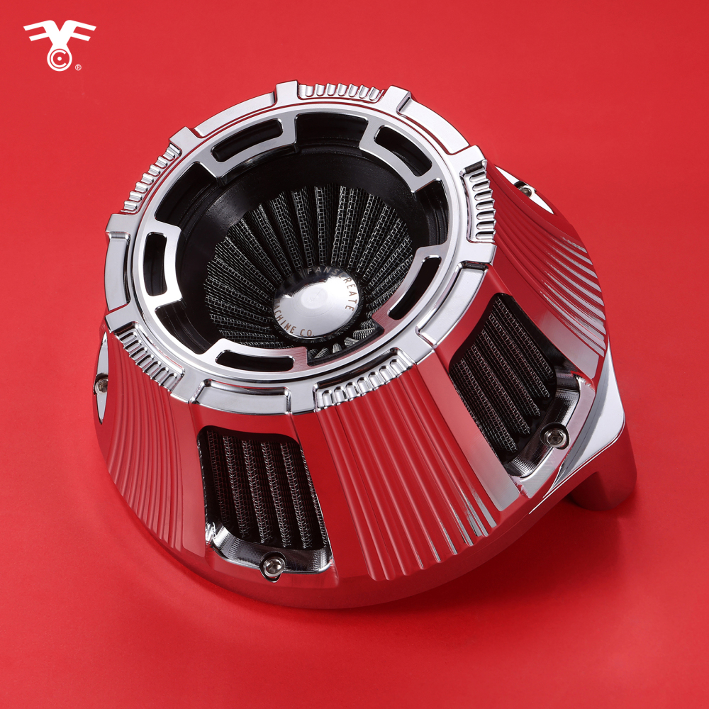 Fanscreate Forge Inverted Sucker Air Cleaner For Harley Twin Cam 2016-2017 Softail 2016-2017 FXDLS 2008-2016 Touring