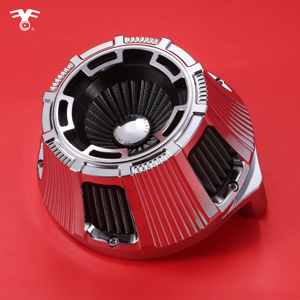 Fanscreate Forge Inverted Sucker Air Cleaner For Harley 2018-2023 Softail 2017-2023 Touring 2017-2023 Trike Models
