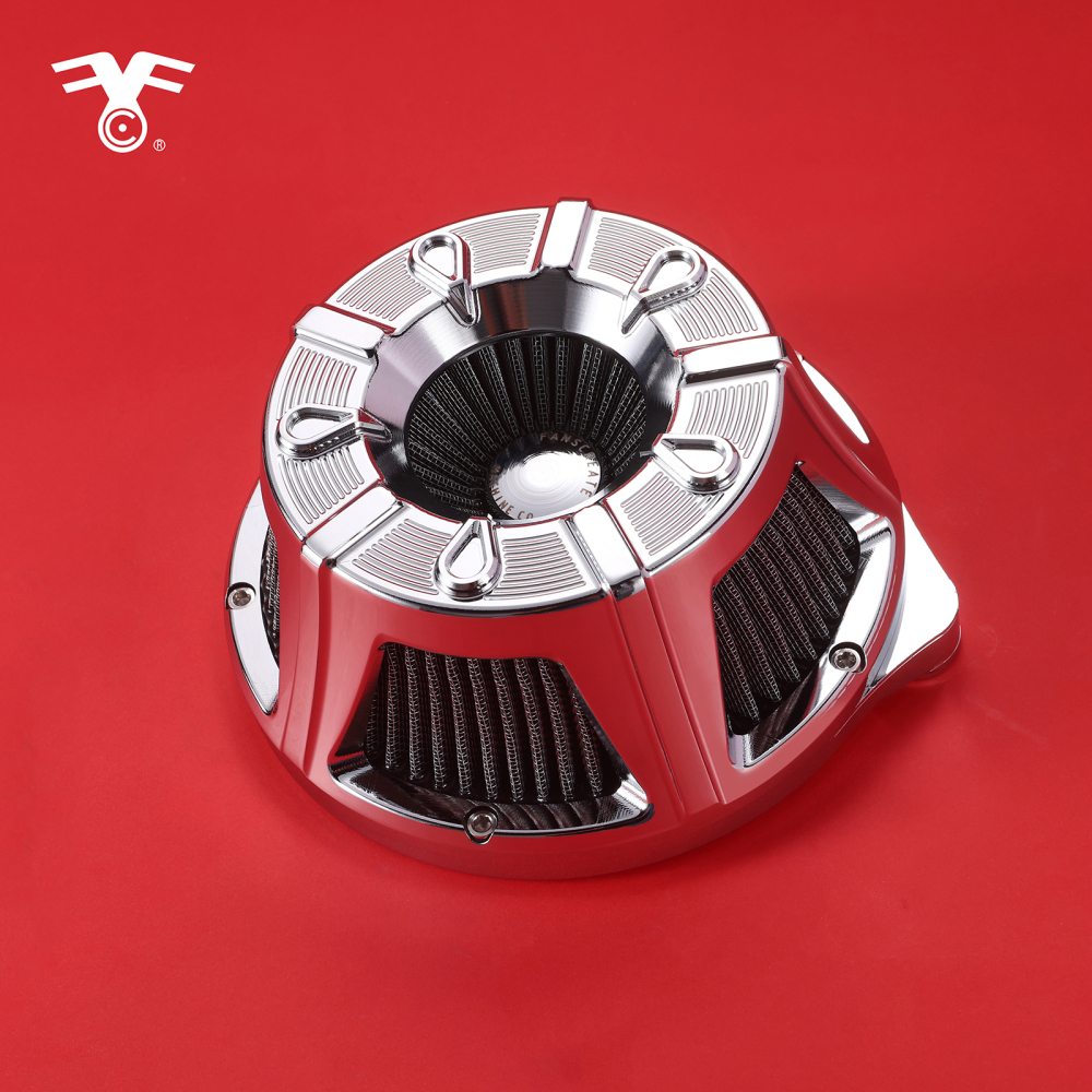 Fanscreate Flow Air Cleaner for Harley Sportster 2004-Up High-Flow Performance Intake System