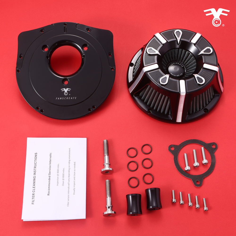 Fanscreate Flow Air Cleaner For Harley Twin Cam 2008-2017