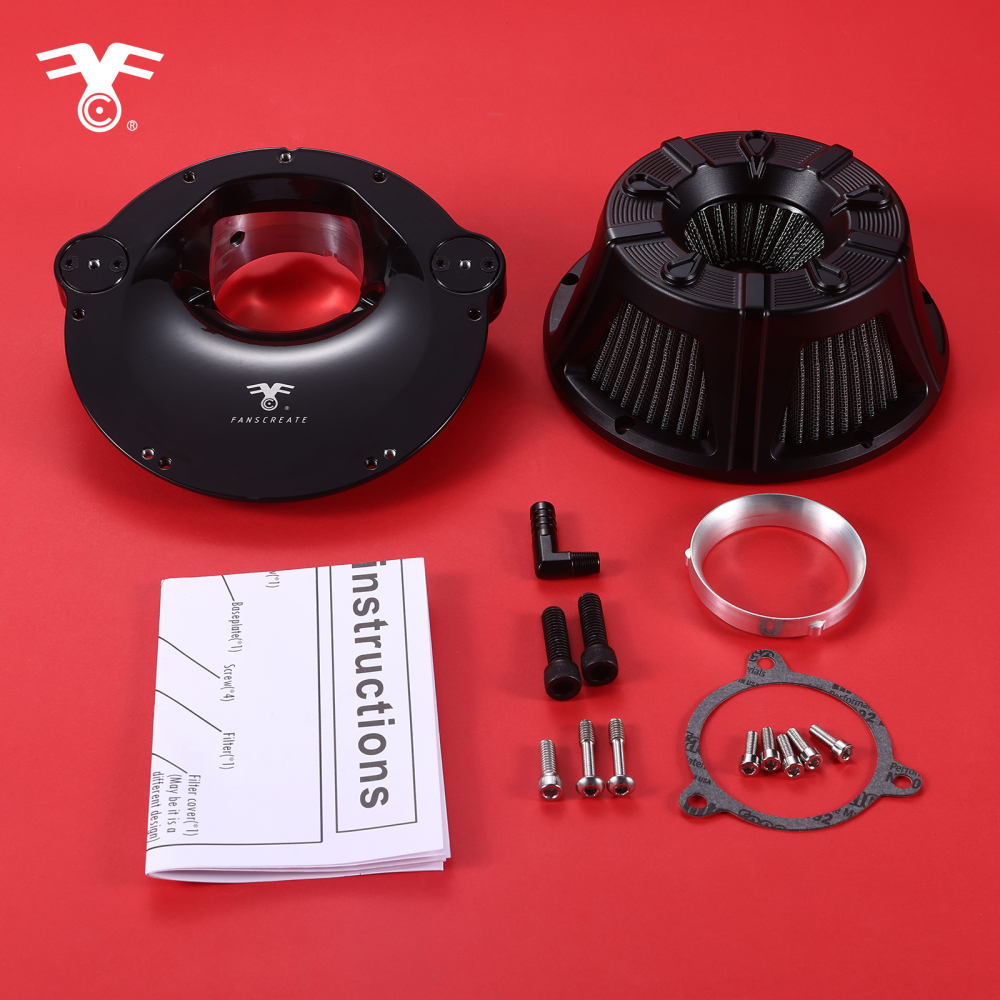 Fanscreate Flow Air Cleaner For Harley Milwaukee-Eight For Harley Touring 2024–2026 & Softail 2025-Up