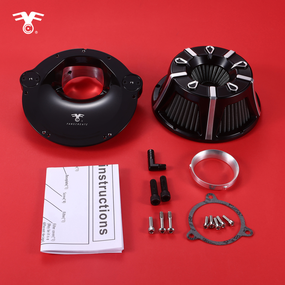 Fanscreate Flow Air Cleaner For Harley Milwaukee-Eight For Harley Touring 2024–2026 & Softail 2025-Up