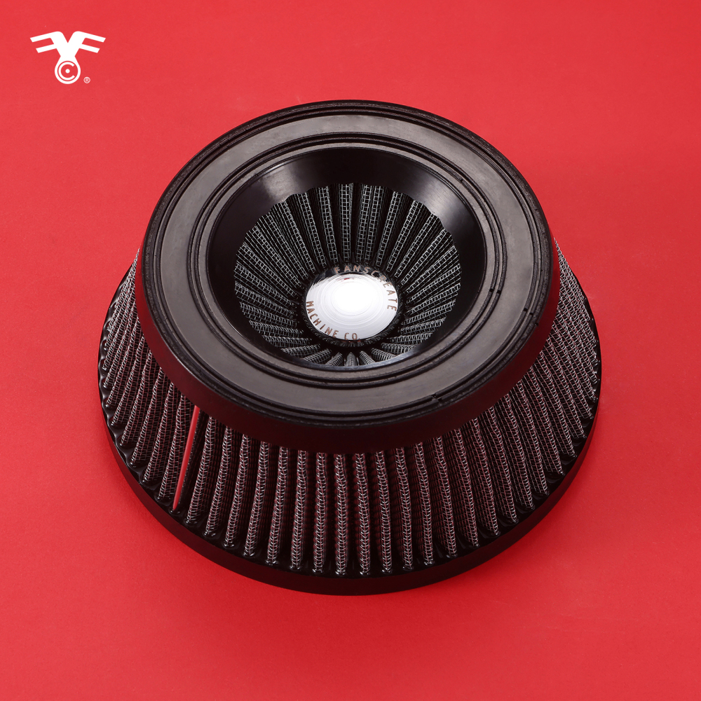 Fanscreate Forge Inverted Sucker Air Cleaner For Harley 2000-2015 Softail 1999-2017 Dyna 2001-2007 FLT/Touring
