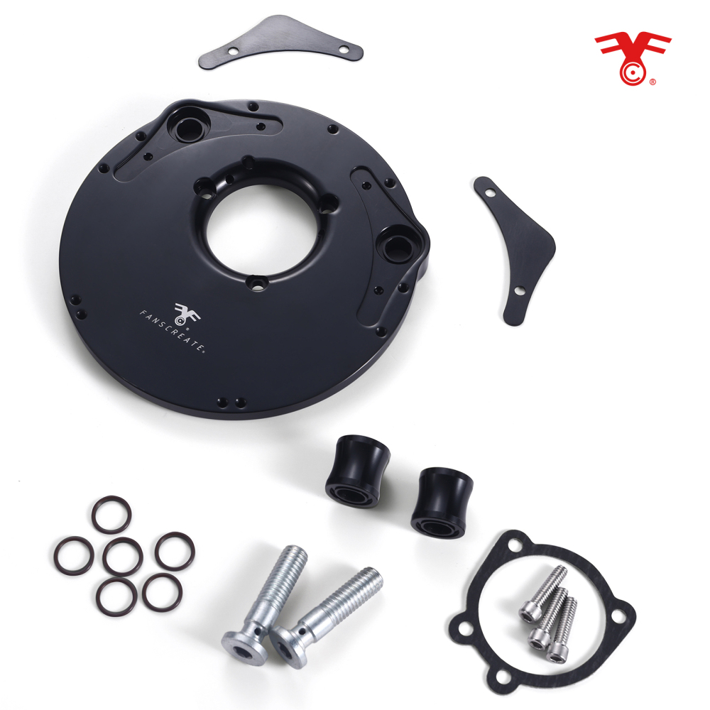 Fanscreate Forge Inverted Sucker Air Cleaner Kit For Harley Davidson Sportster 2004-2023 Re-usable washable filter
