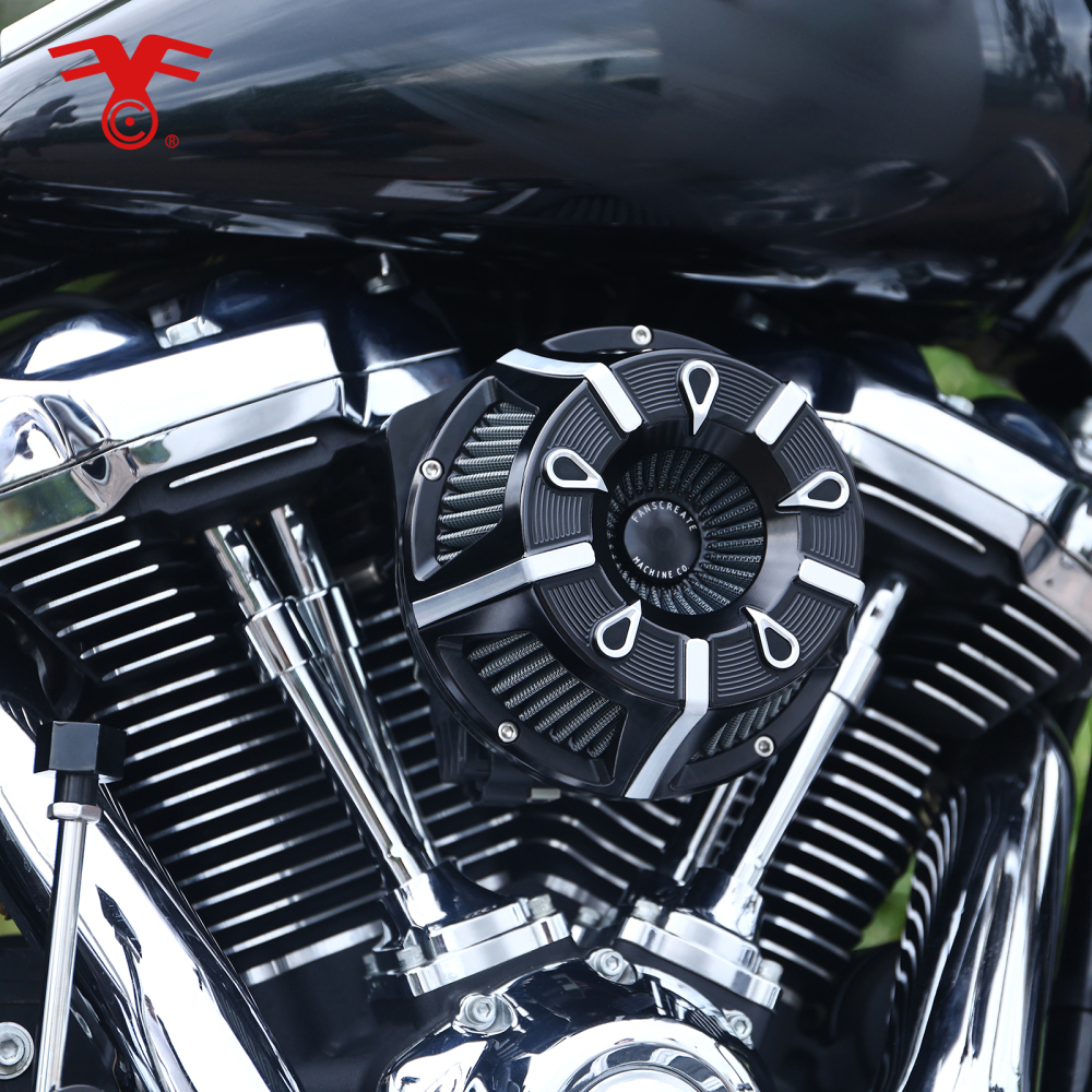 Fanscreate Flow Air Cleaner For Harley Twin Cam 2008-2017