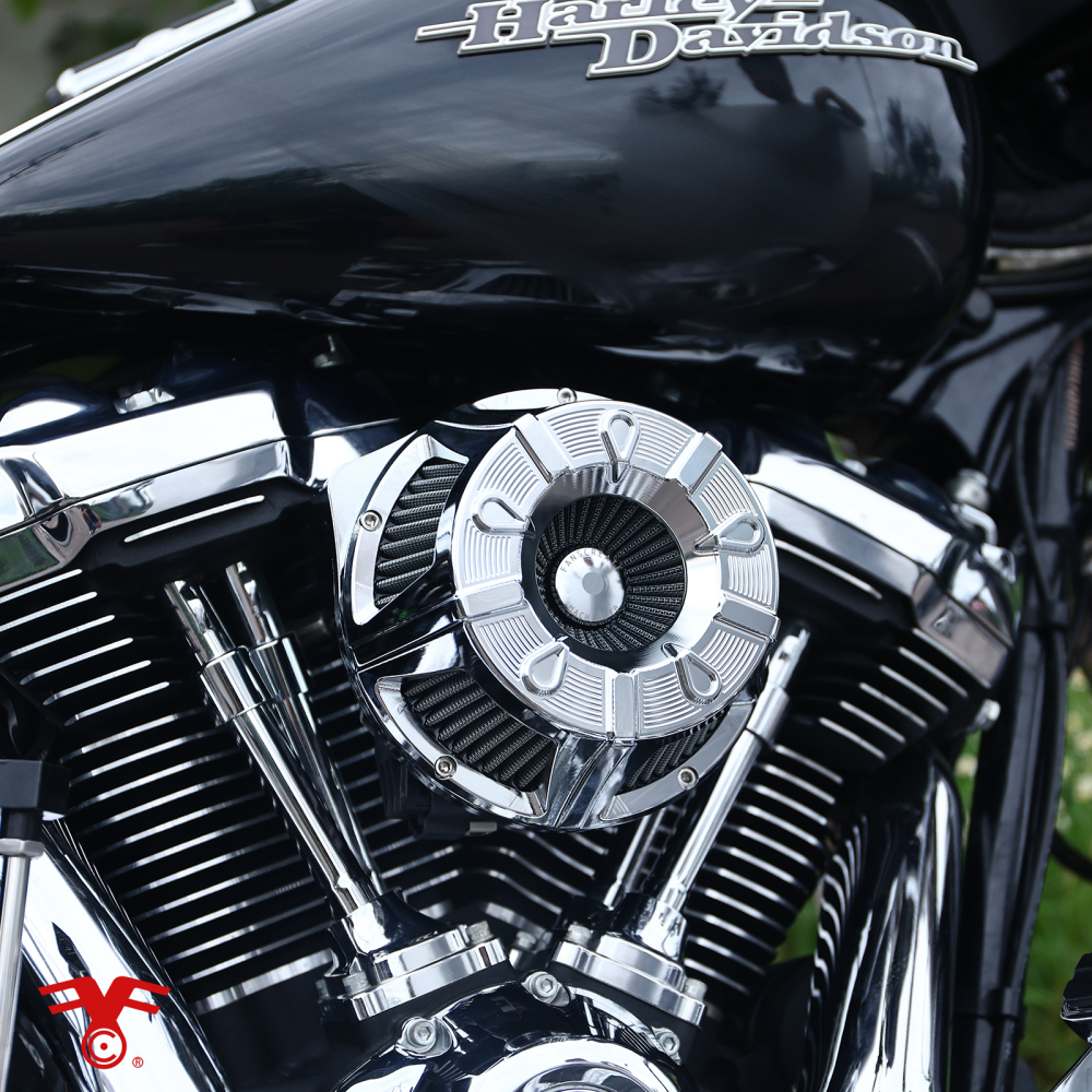 Fanscreate Flow Air Cleaner for Harley Sportster 2004-Up High-Flow Performance Intake System
