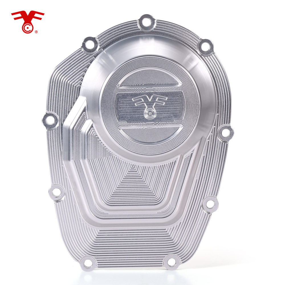 Fanscreate Competition CNC Billet Cam Cover for Harley M8 Touring & Softail 2017-2024 – High Clearance Design (Black / Raw / Gold)