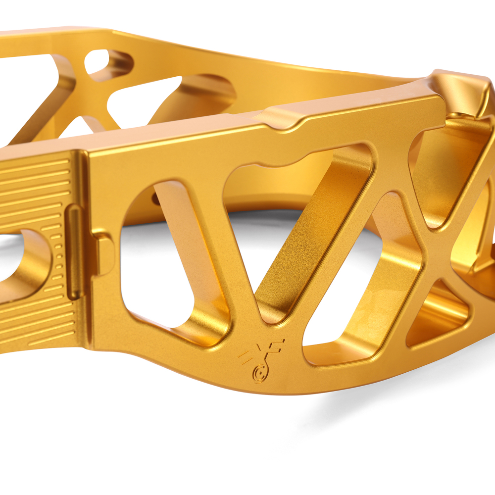 Fanscreate Performance Forged 6061-T6 Aluminum Rear Swingarm for Harley Touring 2009-2024 & 131 RR Models (Black / Raw / Gold)