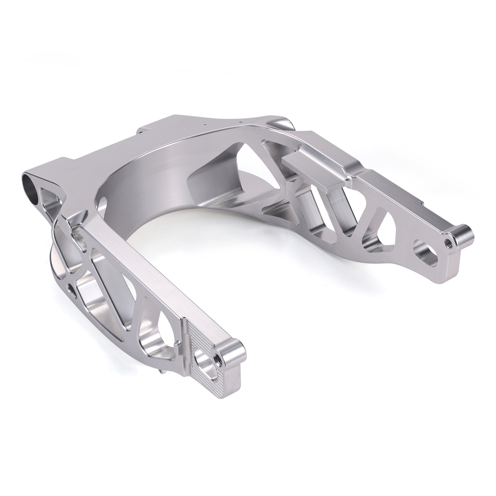 Fanscreate Performance Forged 6061-T6 Aluminum Rear Swingarm for Harley Touring 2009-2024 & 131 RR Models (Black / Raw / Gold)