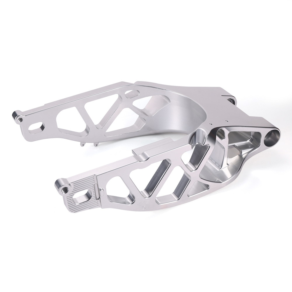 Fanscreate Performance Forged 6061-T6 Aluminum Rear Swingarm for Harley Touring 2009-2024 & 131 RR Models (Black / Raw / Gold)