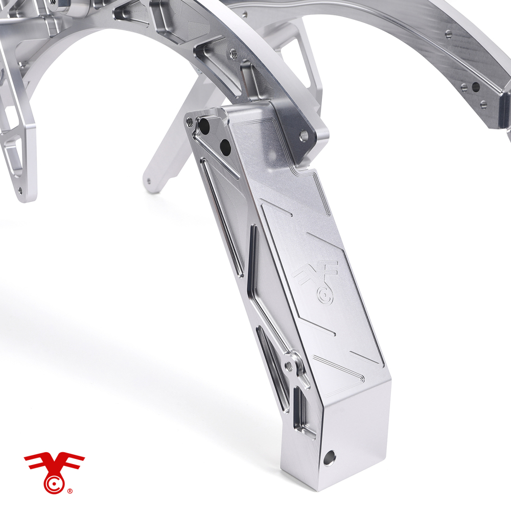 Fanscreate Performance Forged Aluminum Rear Subframe for Harley Touring 2014-2024 – Lightweight CNC Upgrade (Black / R