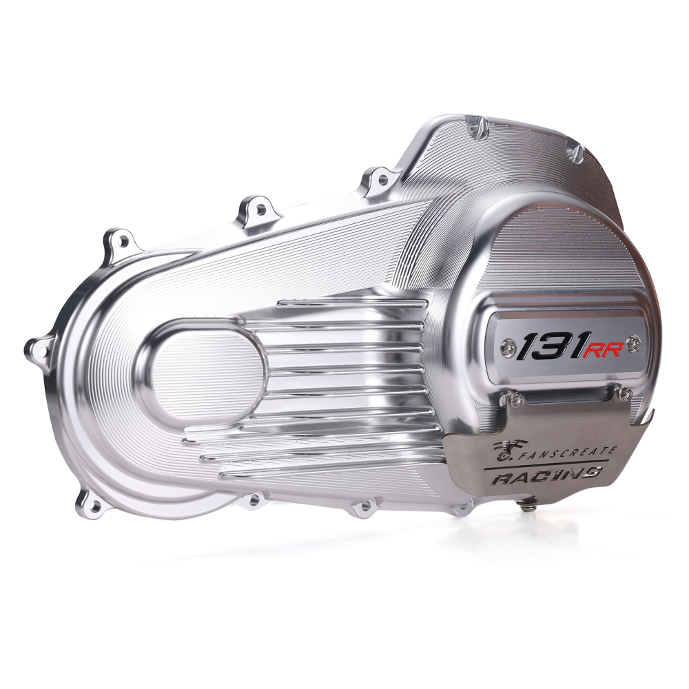 Fanscreate Performance Forged 6061-T6 Aluminum Outer Primary Cover for Harley M8 Touring & Softail 2017-2026 (Black / Raw / Gold)