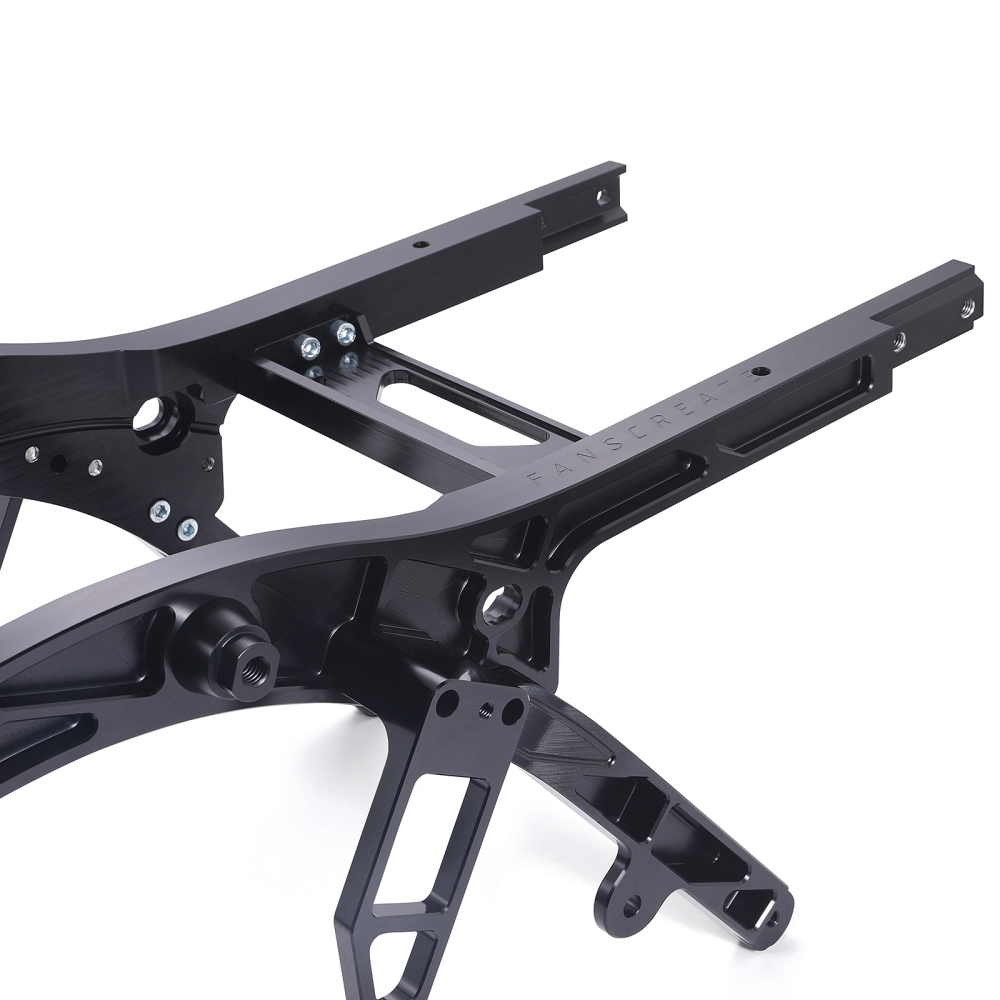 Fanscreate Performance Forged Aluminum Rear Subframe for Harley Touring 2014-2024 – Lightweight CNC Upgrade (Black / R